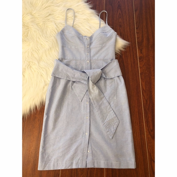 NICHOLAS Dresses & Skirts - N/NICHOLAS Chambray Denim Dress Bustier Corset, 4